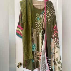 pakistani 3 pc dress